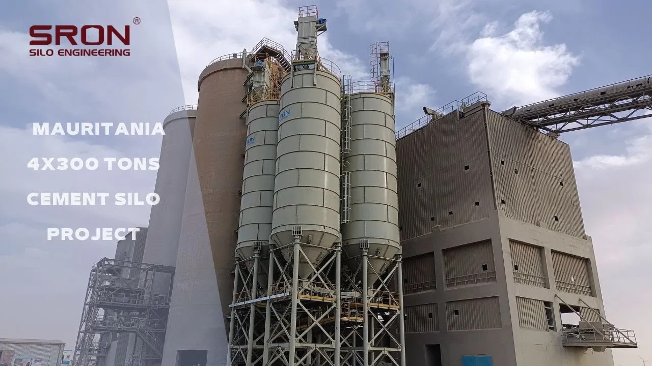 Mauritania 4x300 Tons Cement Silo Project